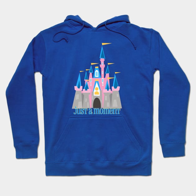 Pink Castle ... Just A Moment Hoodie by SeeScotty